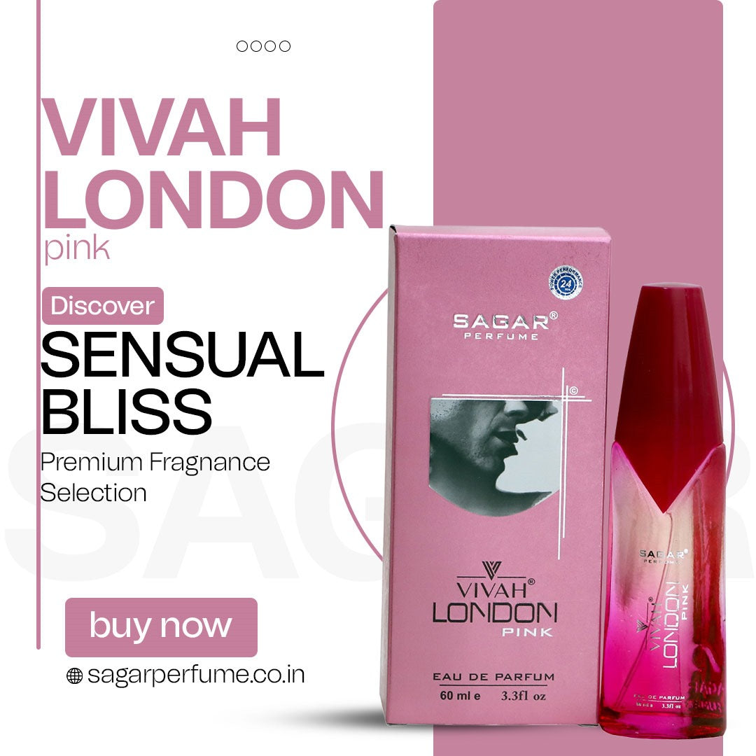 Unveiling the Essence: Sagar Perfume's Vivah London Pink Collection"