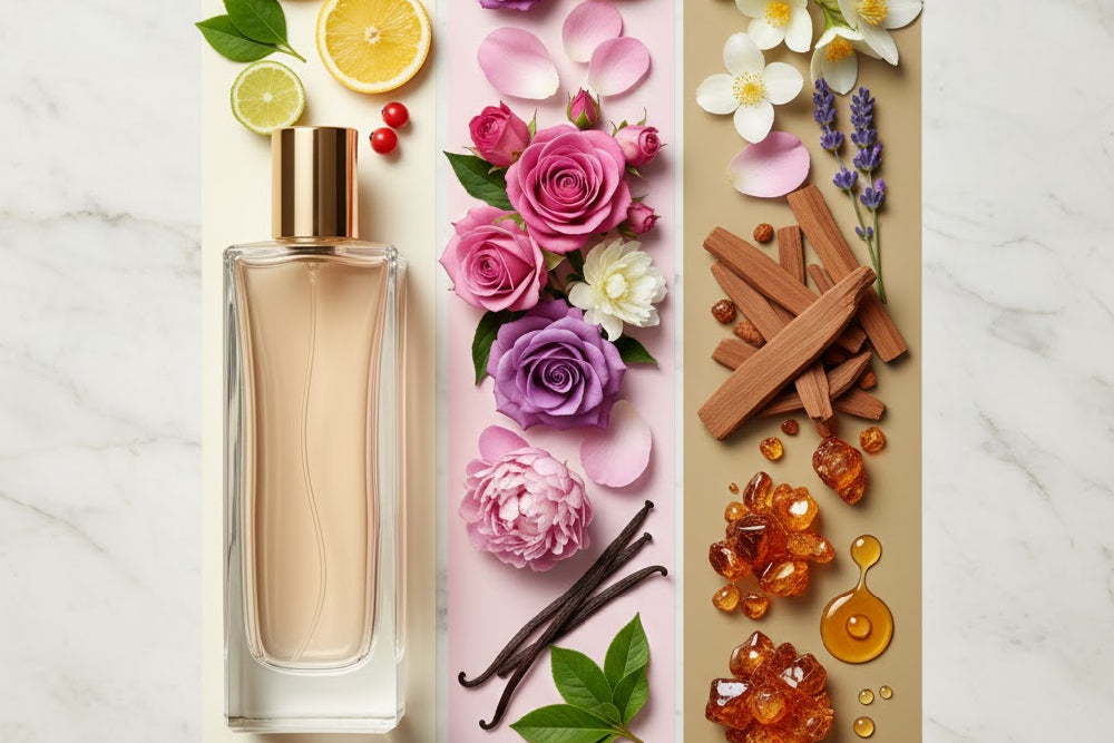 Top Notes, Heart Notes, Base Notes — Explained Simply