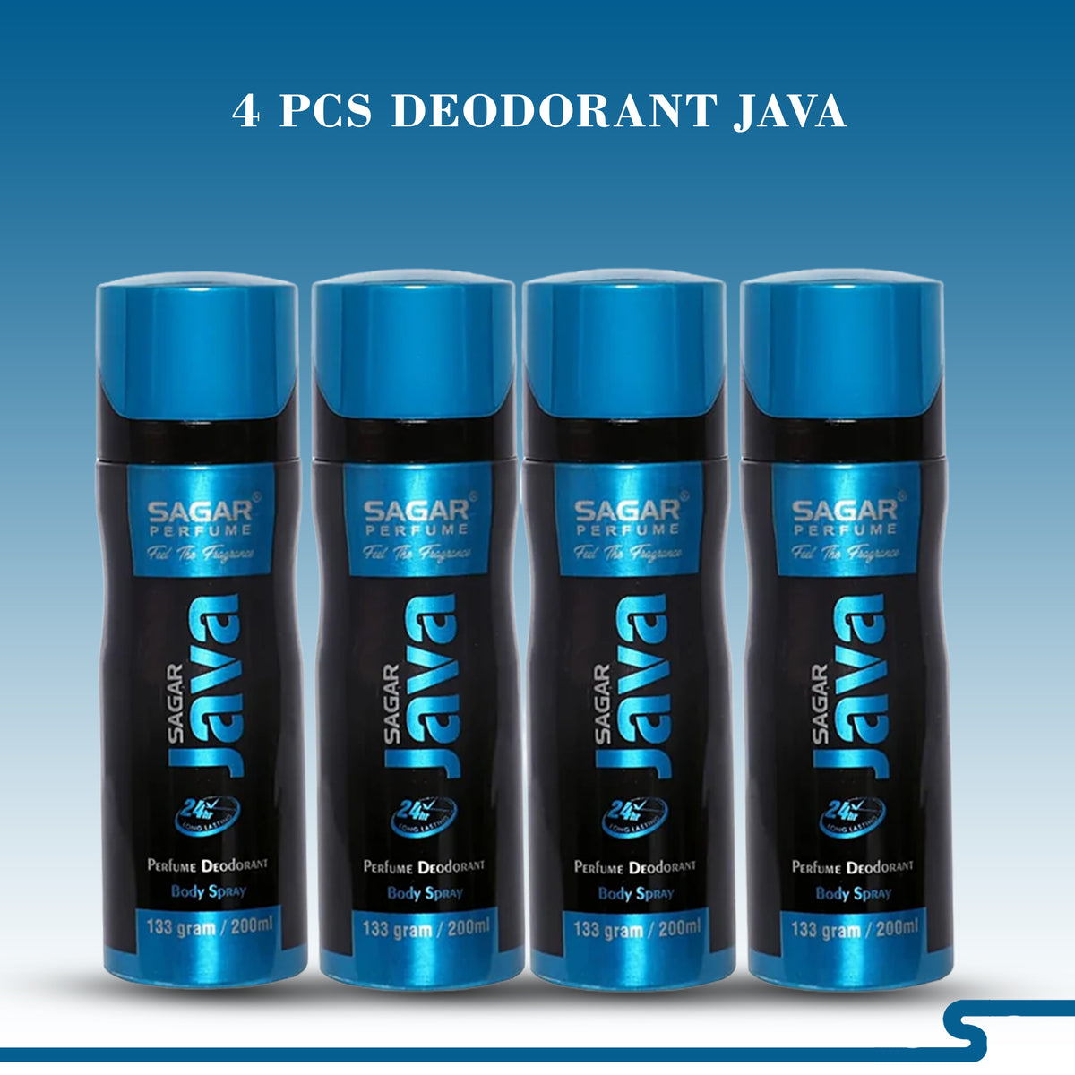 Java Blue Cologne 4 Pcs Deodorant Java Combo – sagar Perfume