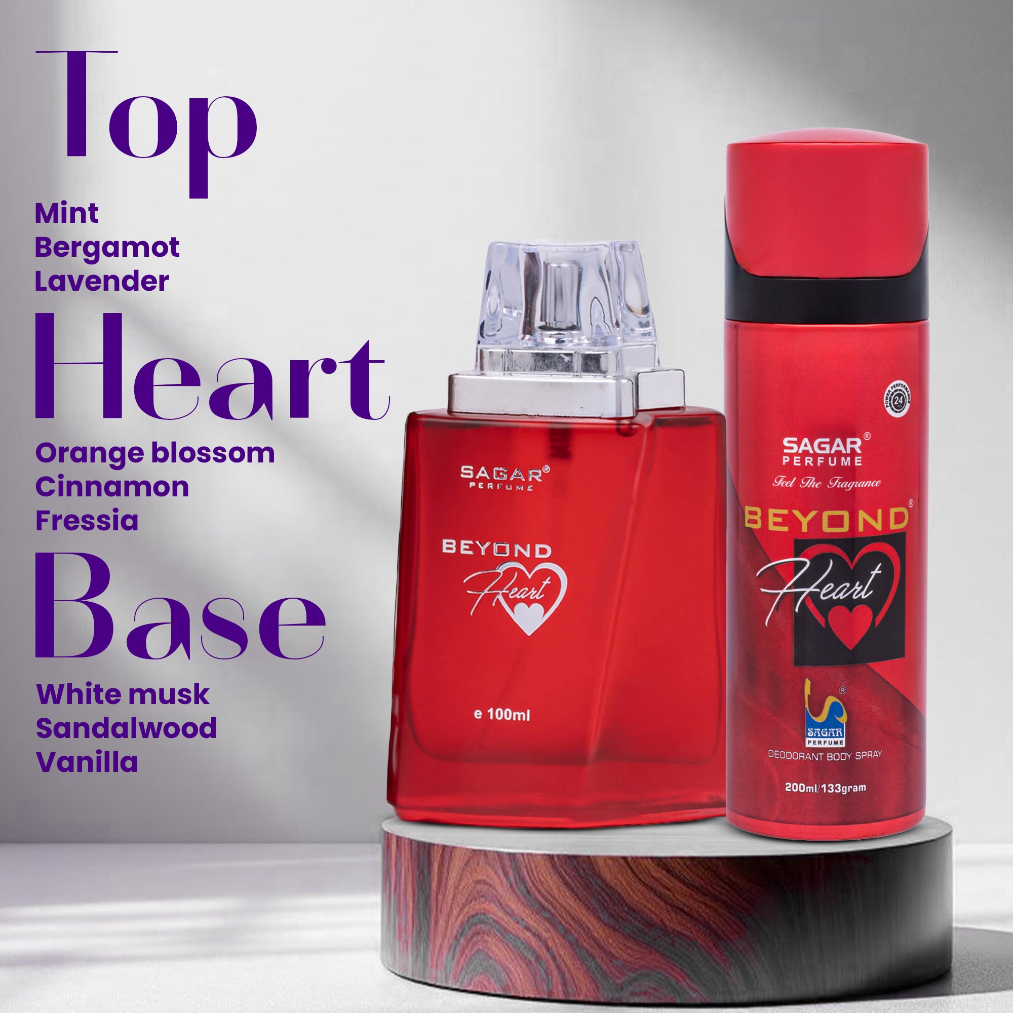 Beyond Heart Perfume And Deodorant Combo