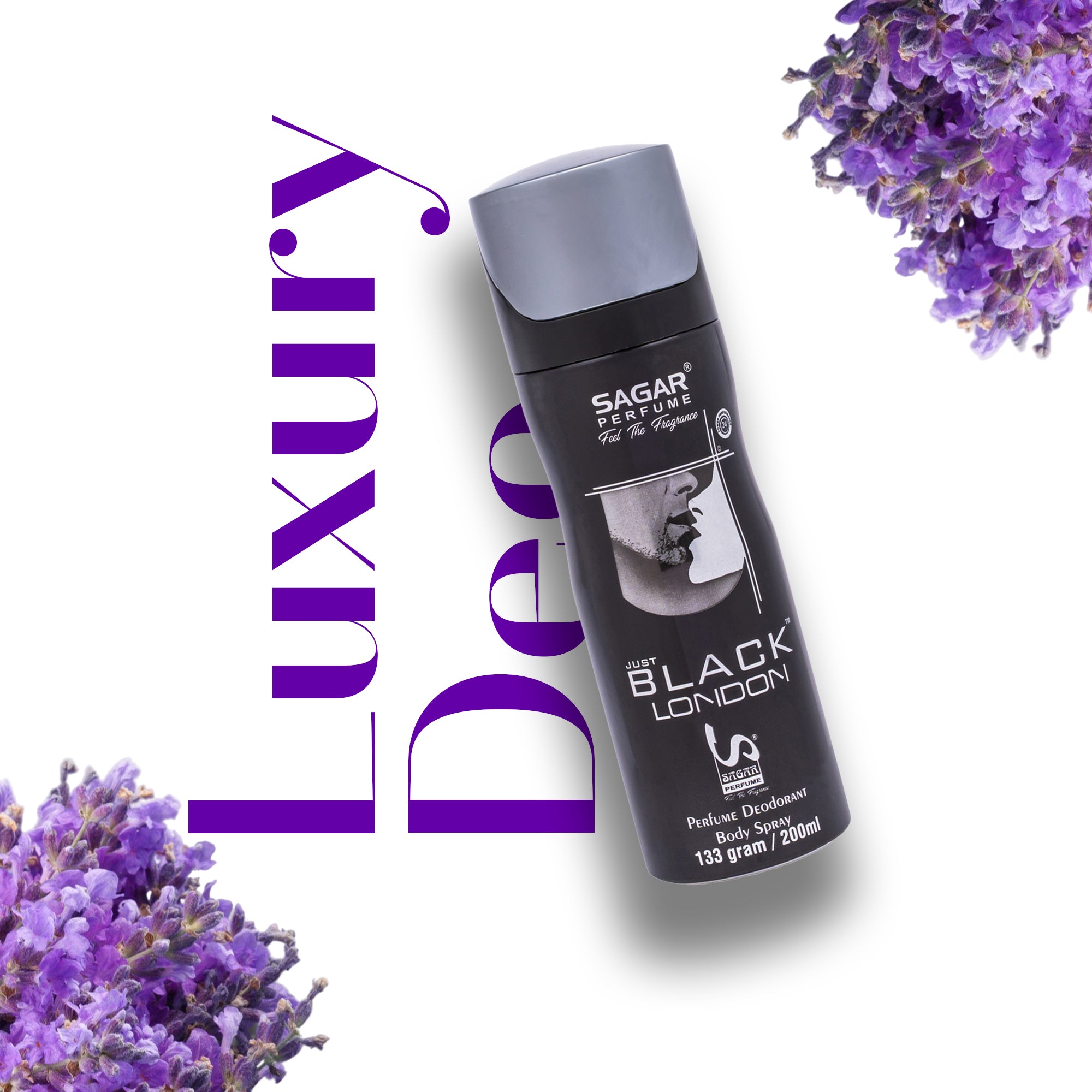 Just Black London Deodorant 2 Pcs - 200ml