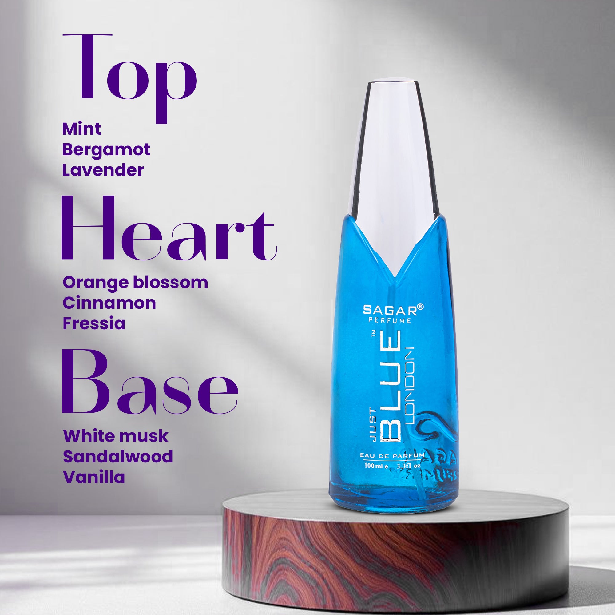 Just Blue London Perfume  For Man & Woman - 100ml