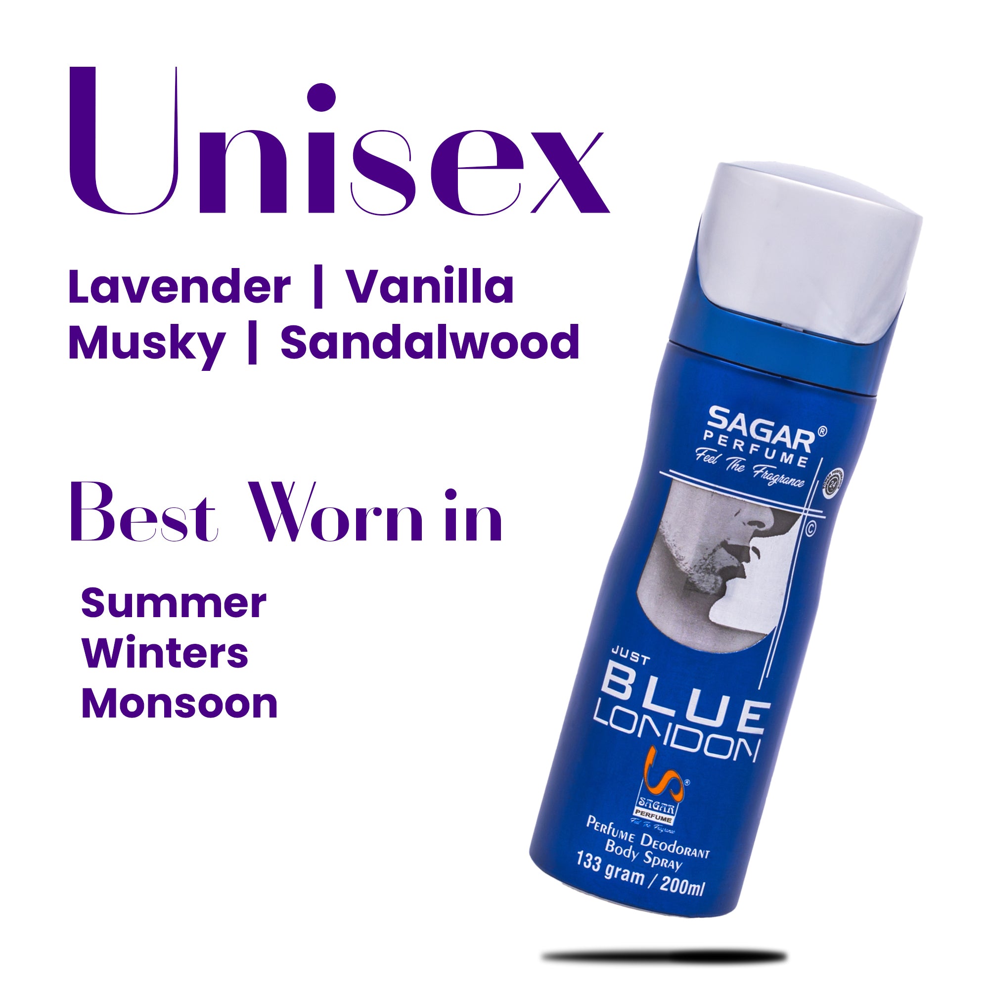 Just Blue London Deodorant - 200ml
