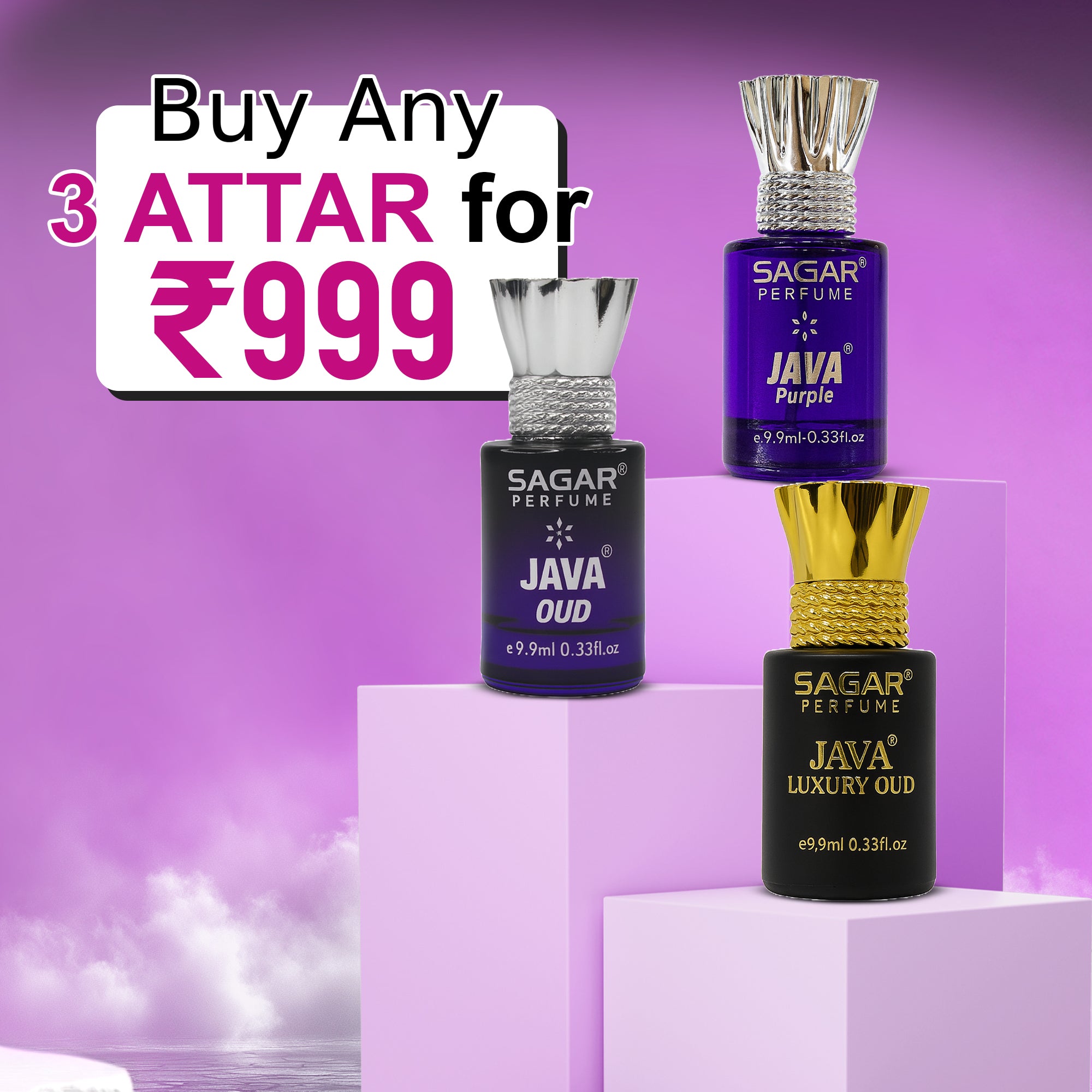 Buy any 3 Attar For 999