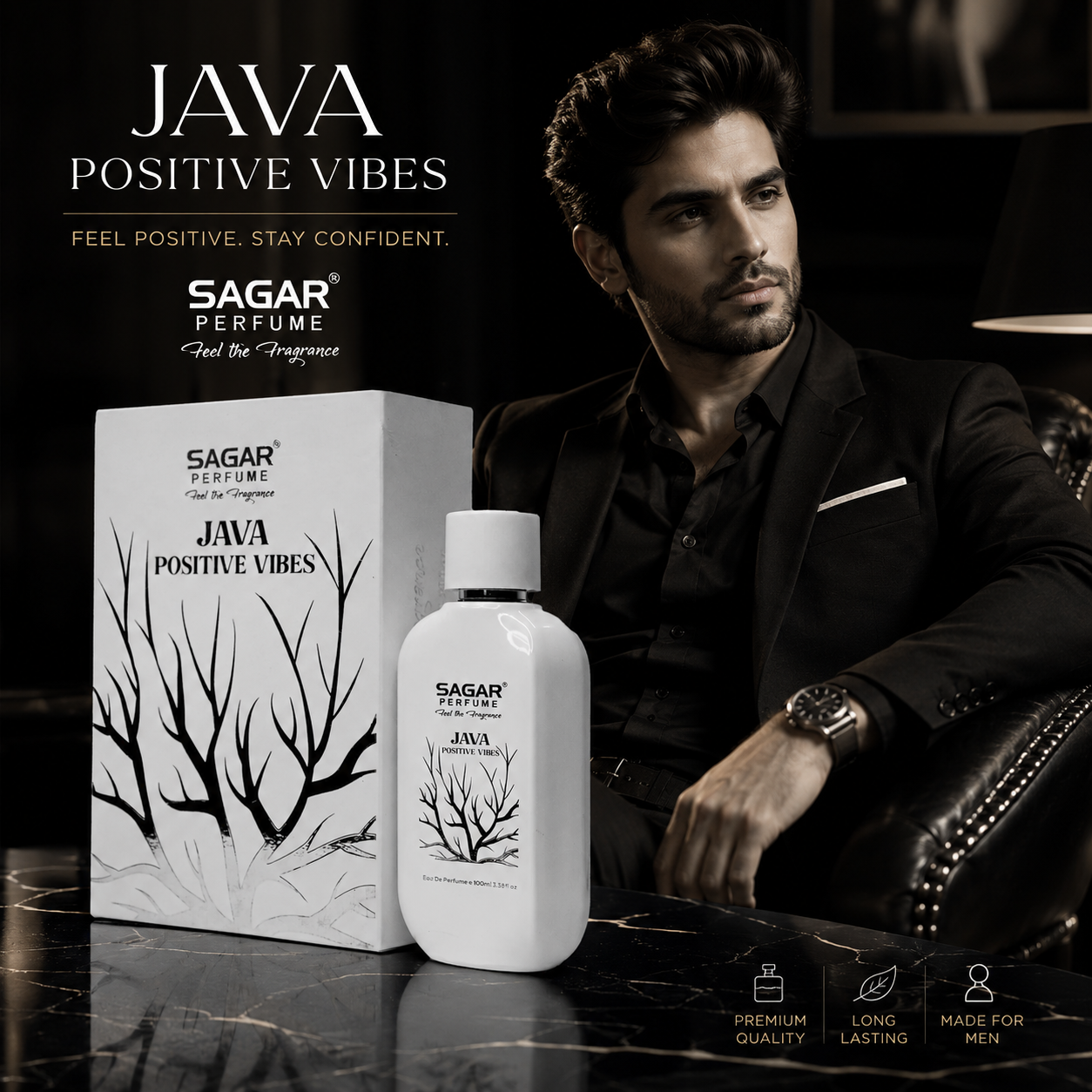 100 ML Java Positive Vibe Luxury Perfume for Man & Woman