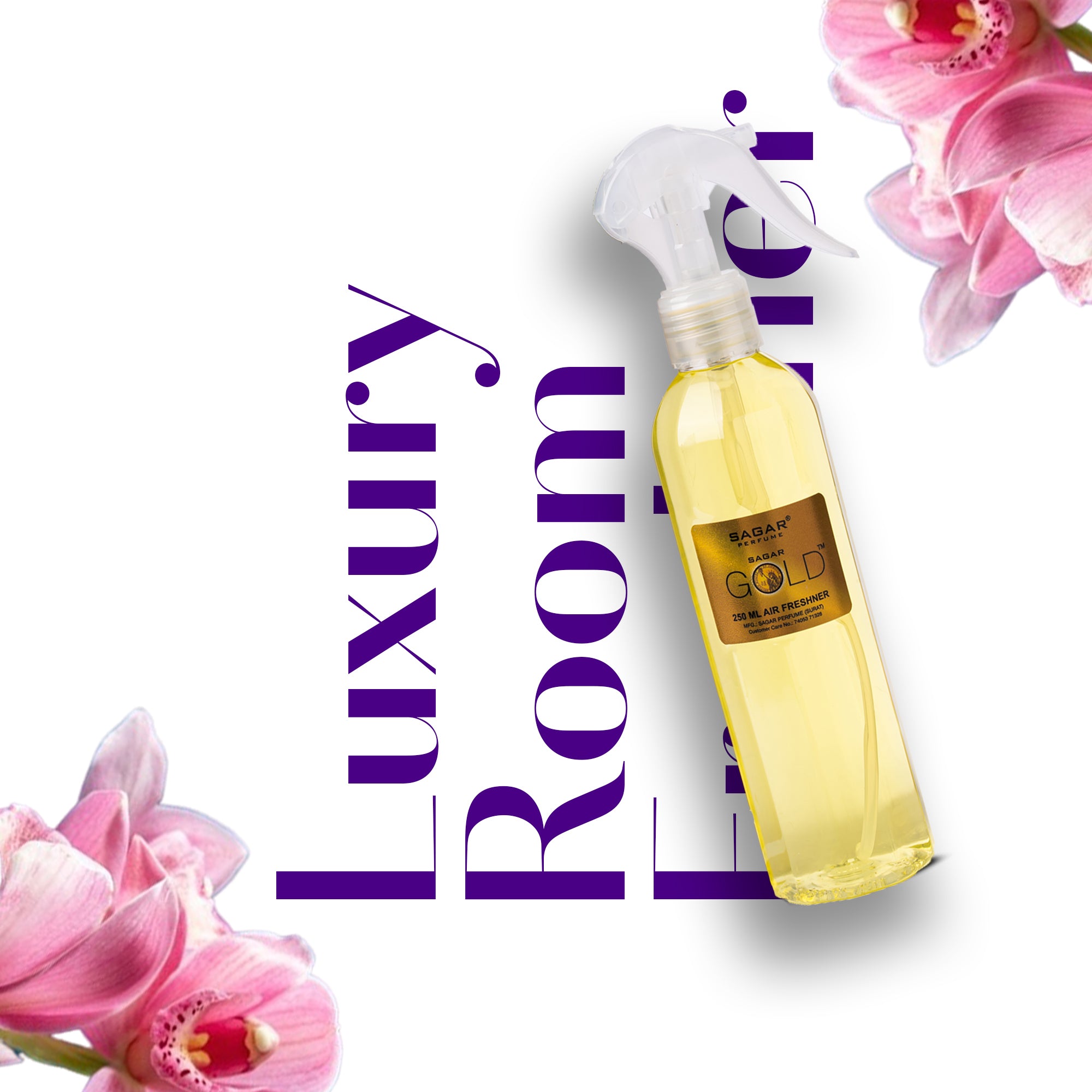 Sagar Gold Room Freshener 2 Pcs Combo - 250ml