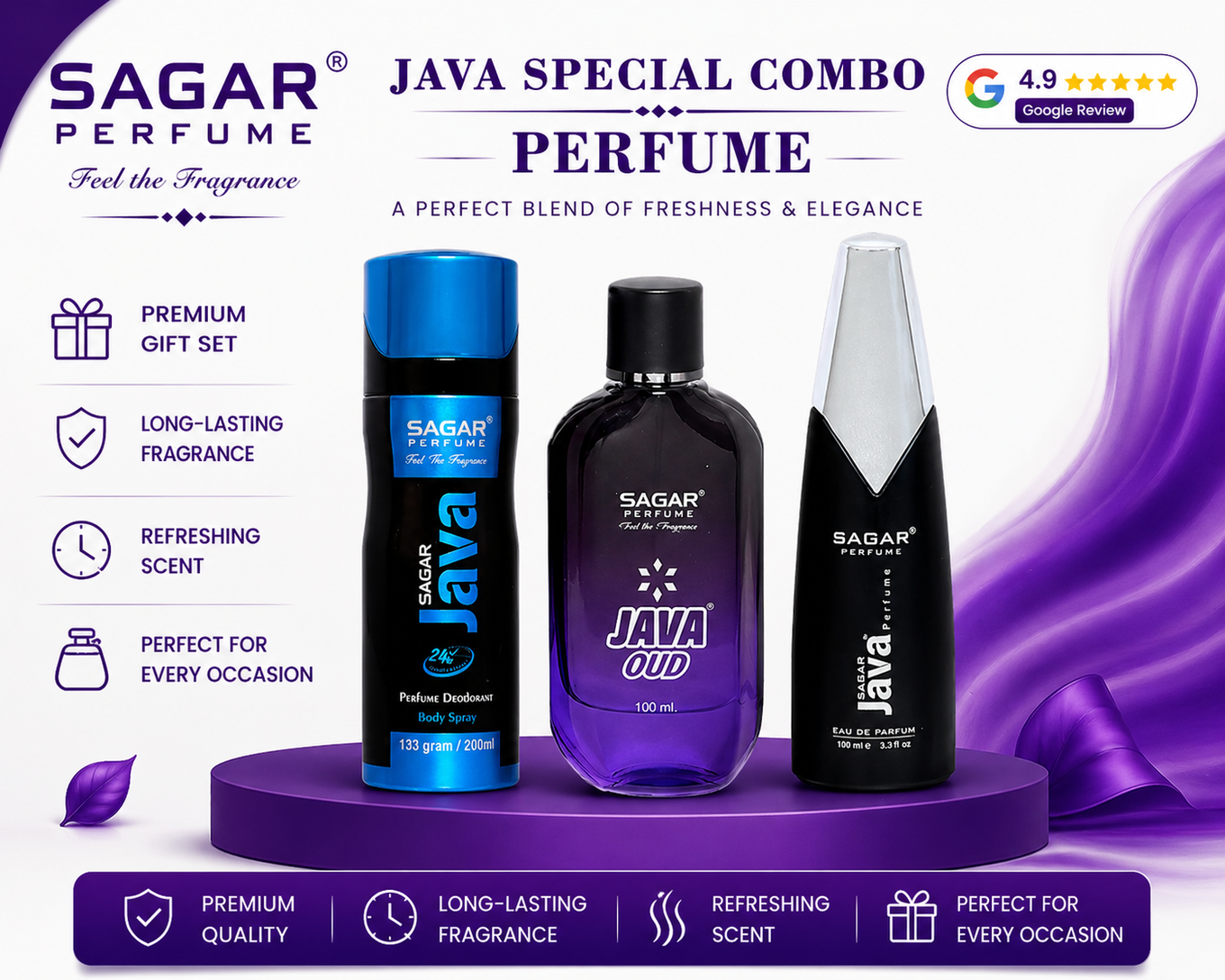 100 ML Java Oud & Java Combo  Luxury Combo