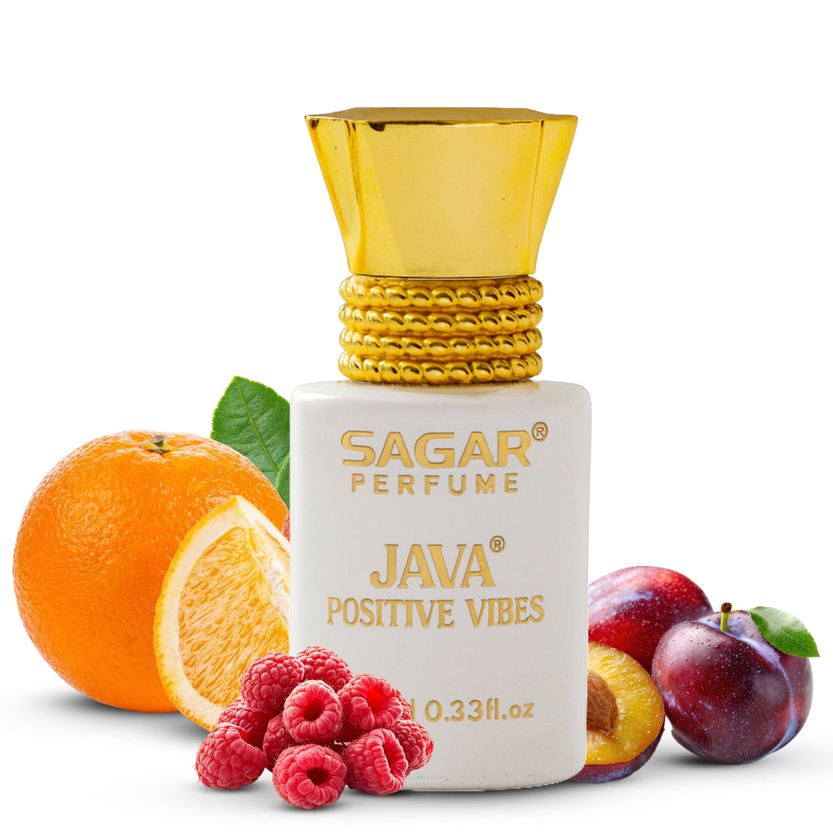 Java Fragrance Java Positive Vibe – Premium Attar (9.9 ml) Positive Energy, All-Day P ...