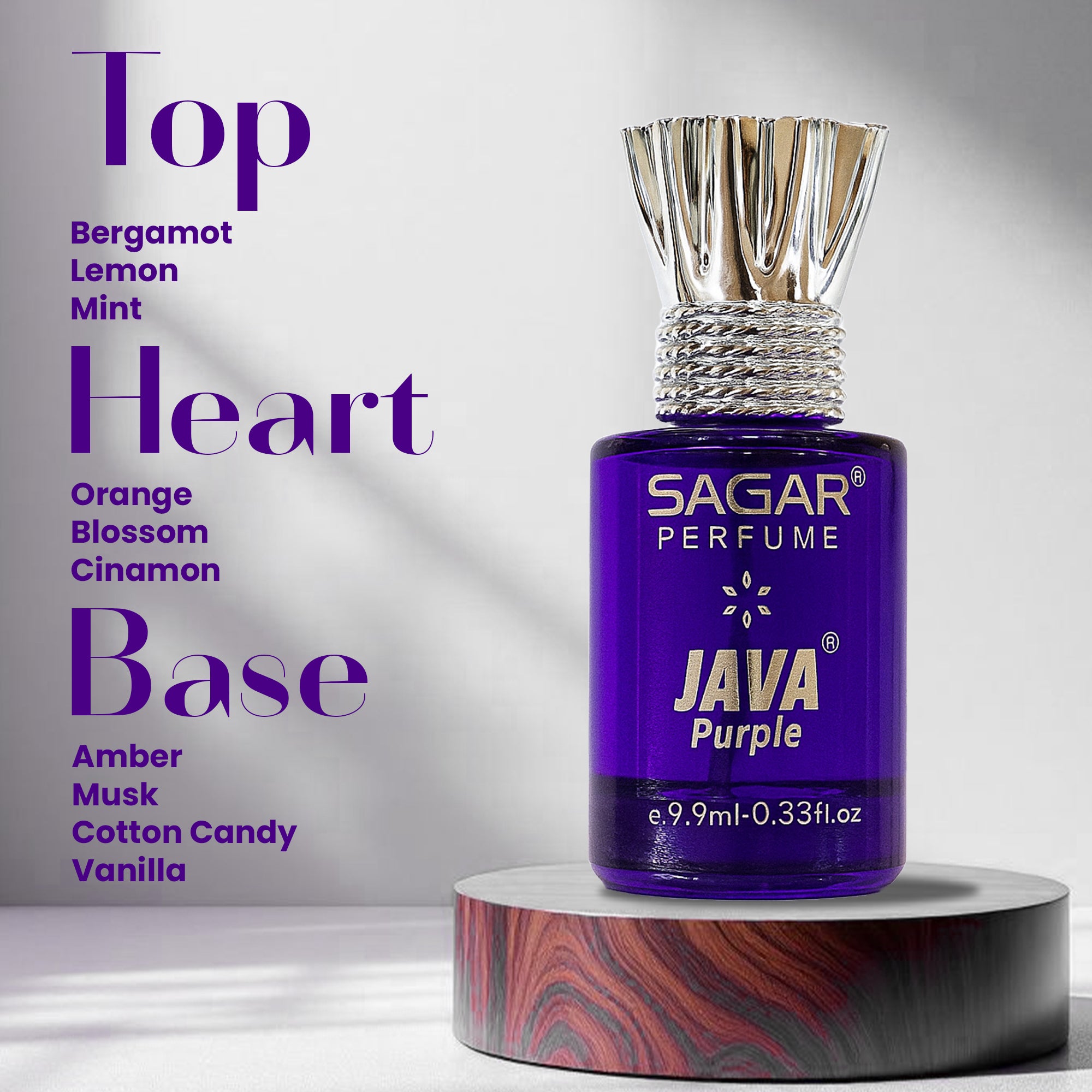 Java Purple – Fresh Aquatic Attar (9.9 ml)  Fresh Aquatic Performance with All-Day Impact