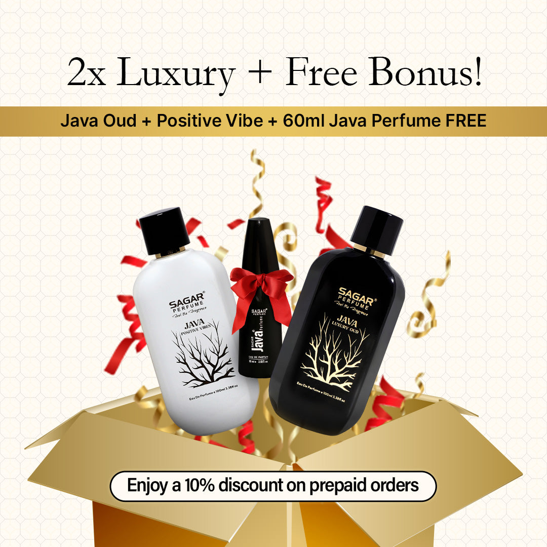 JAVA POSITIVE VIBE & LUXURY OUD COMBO | UNISEX | 100 ML EACH 60 ML JAVA FREE
