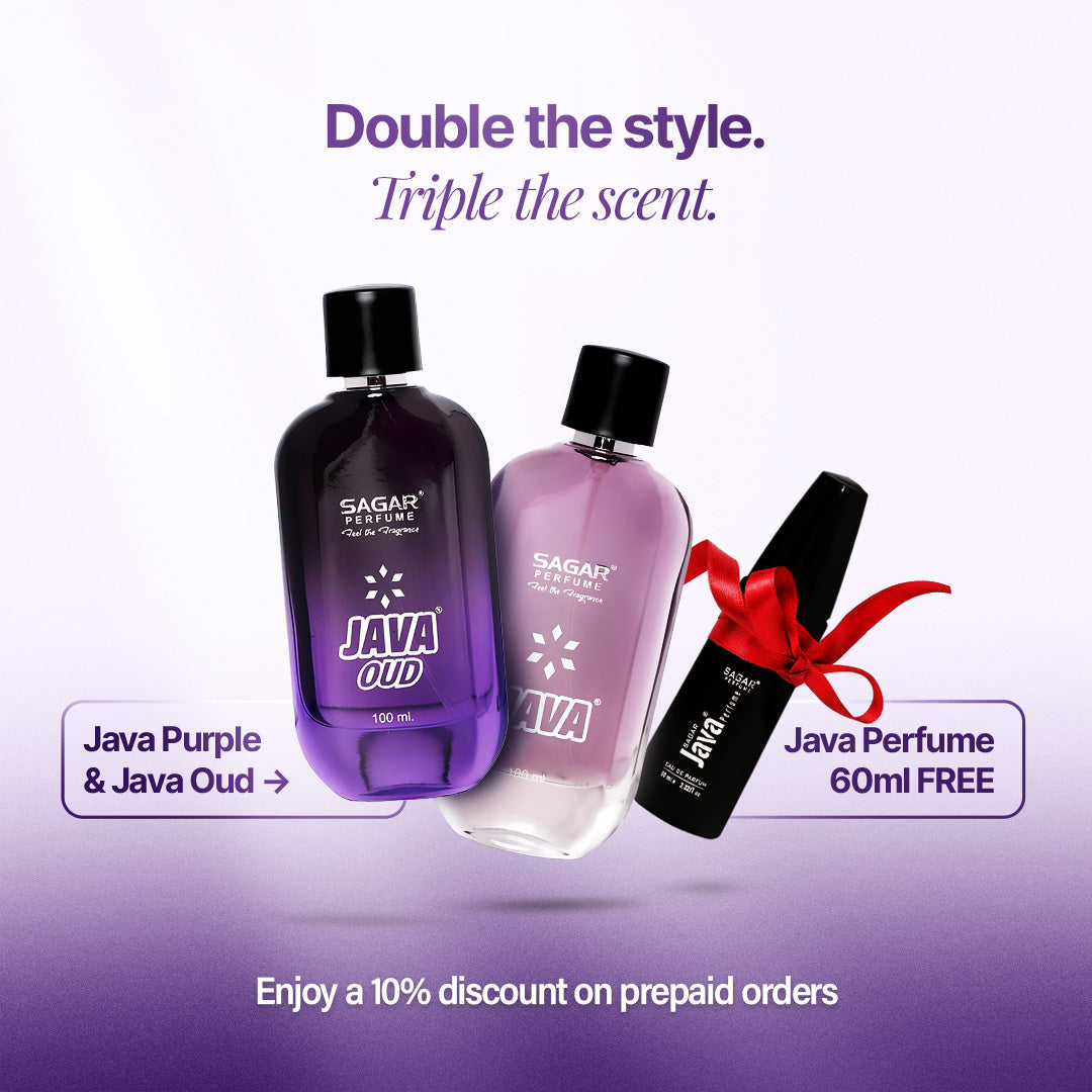 100 ML JAVA OUD & 100 ML JAVA PURPLE LUXURY PERFUME 60 ML JAVA FREE
