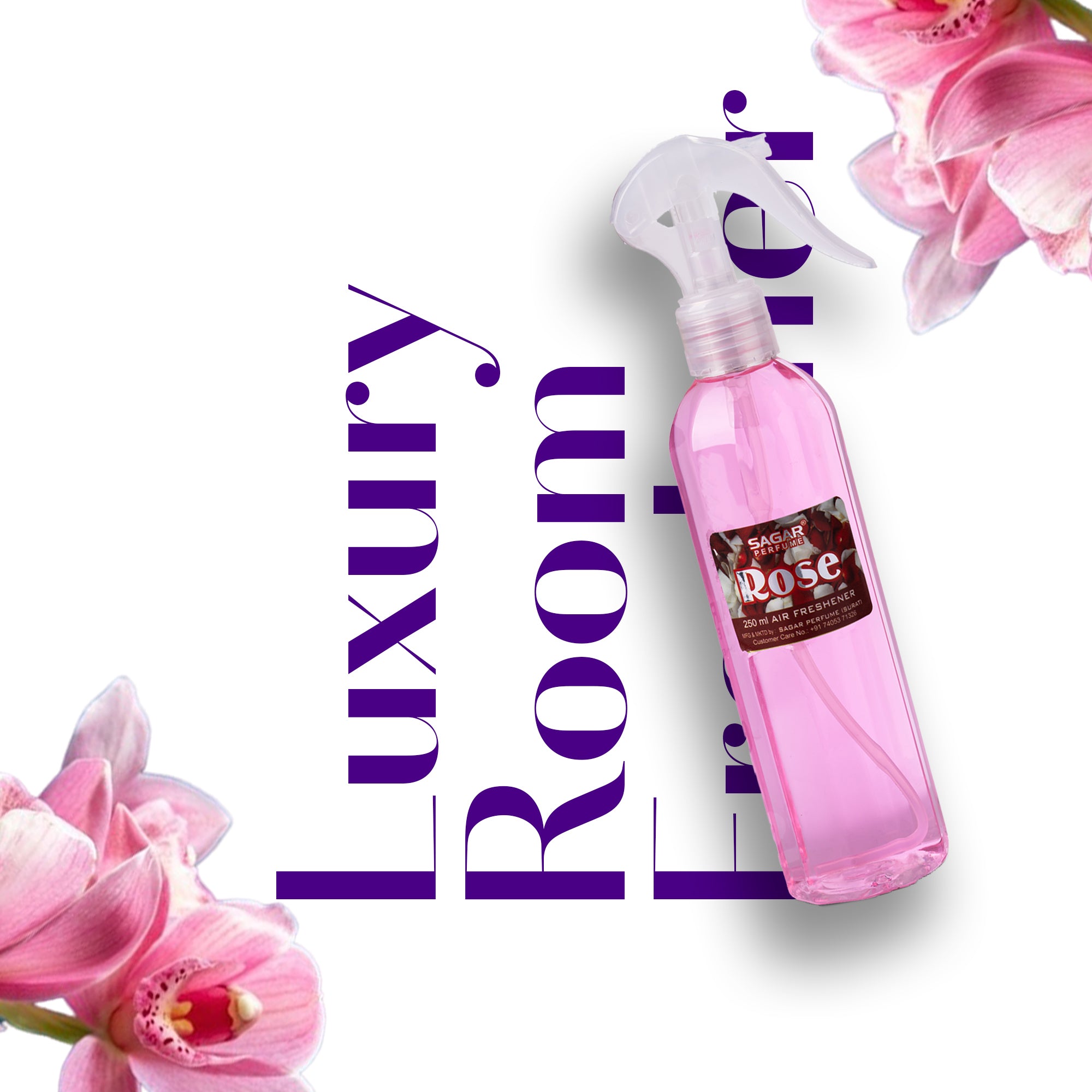 Rose Room Freshener 2 Pcs Combo - 250ml