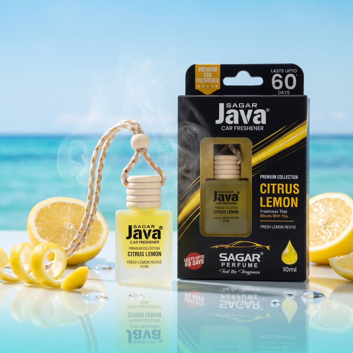 Java Citrus Lemon Car Freshener | 10ML