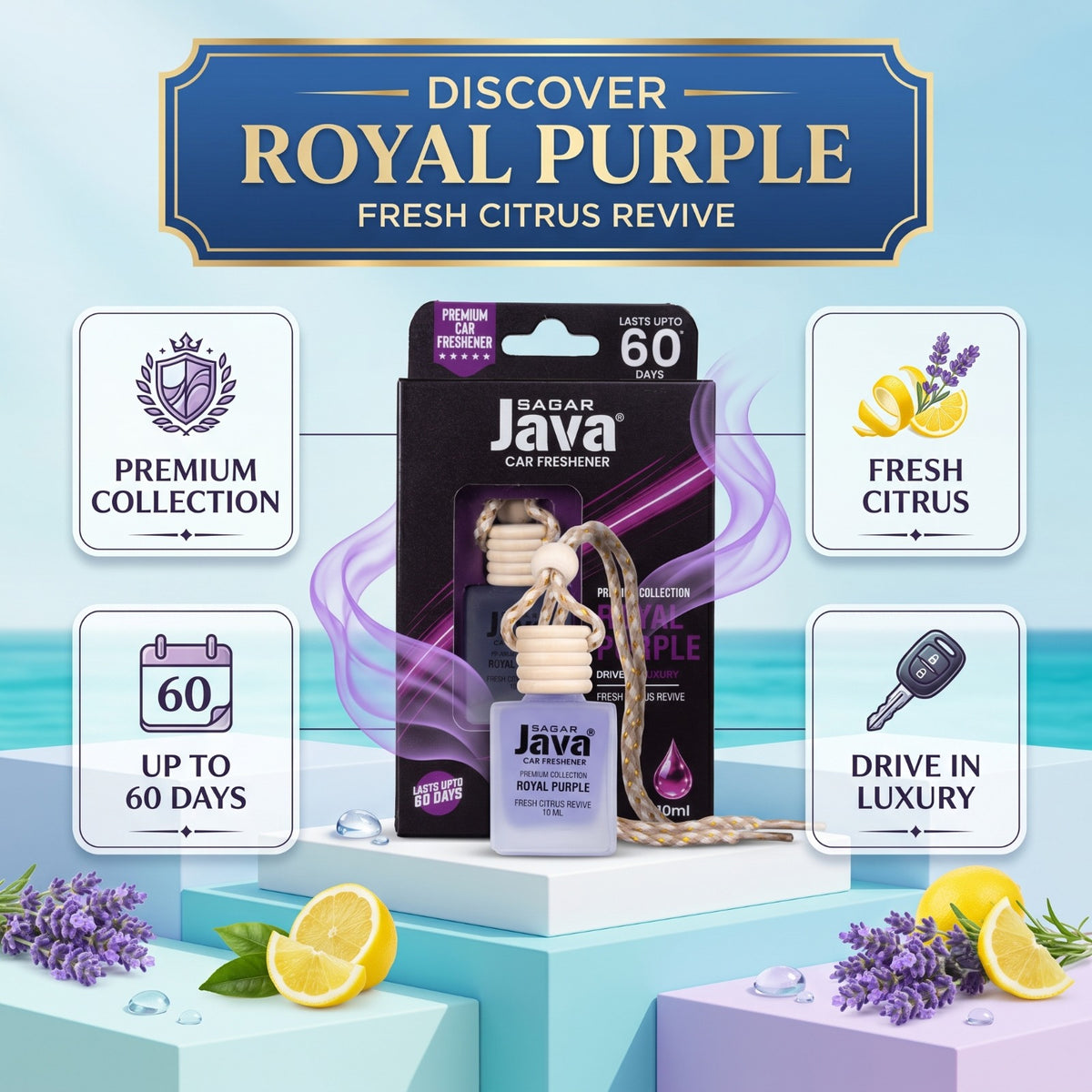 Java Royal Purple | Fresh Citrus Revive | 10ML