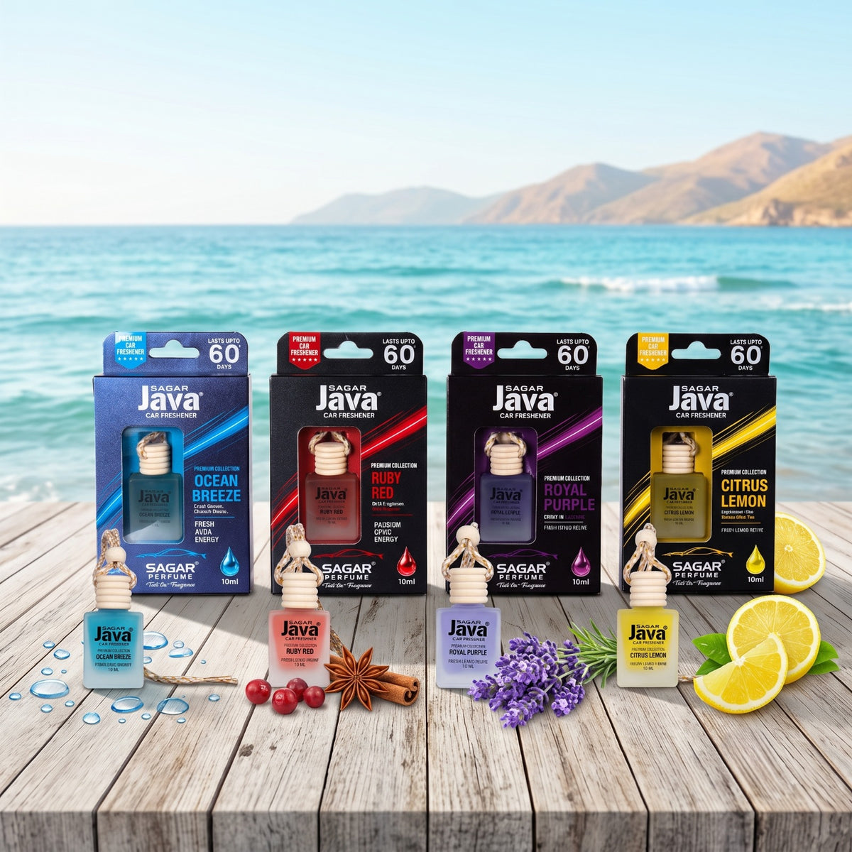 Java Premium Car Freshener Combo