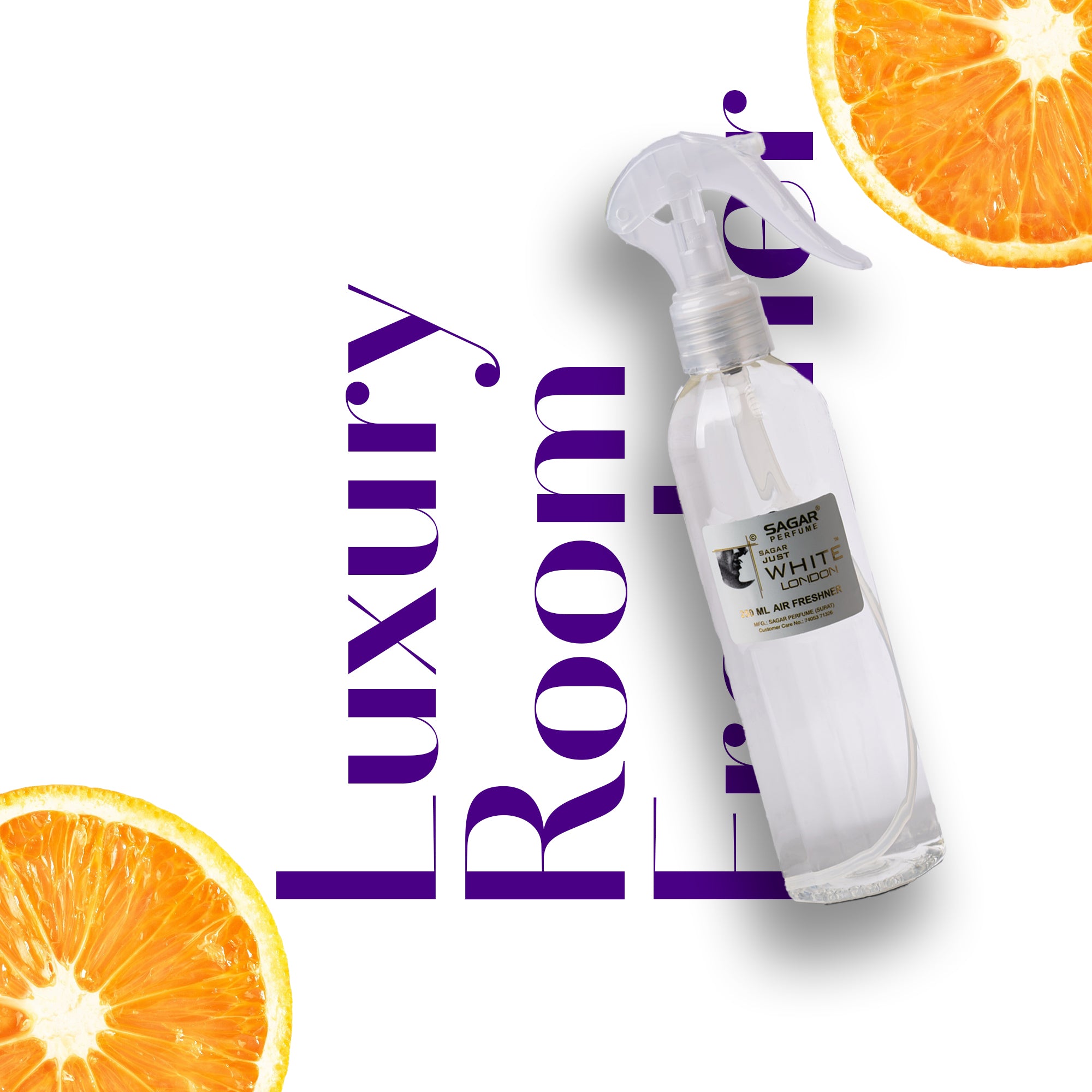Just White London Room Freshener 2 Pcs Combo - 250ml