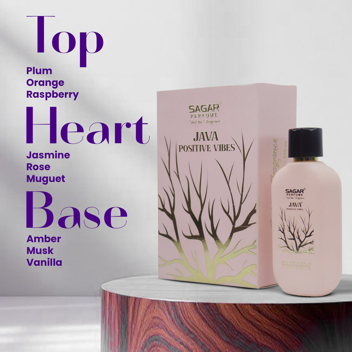 Java Perfume Java Positive Vibe Pink | 100 Ml – sagar Perfume