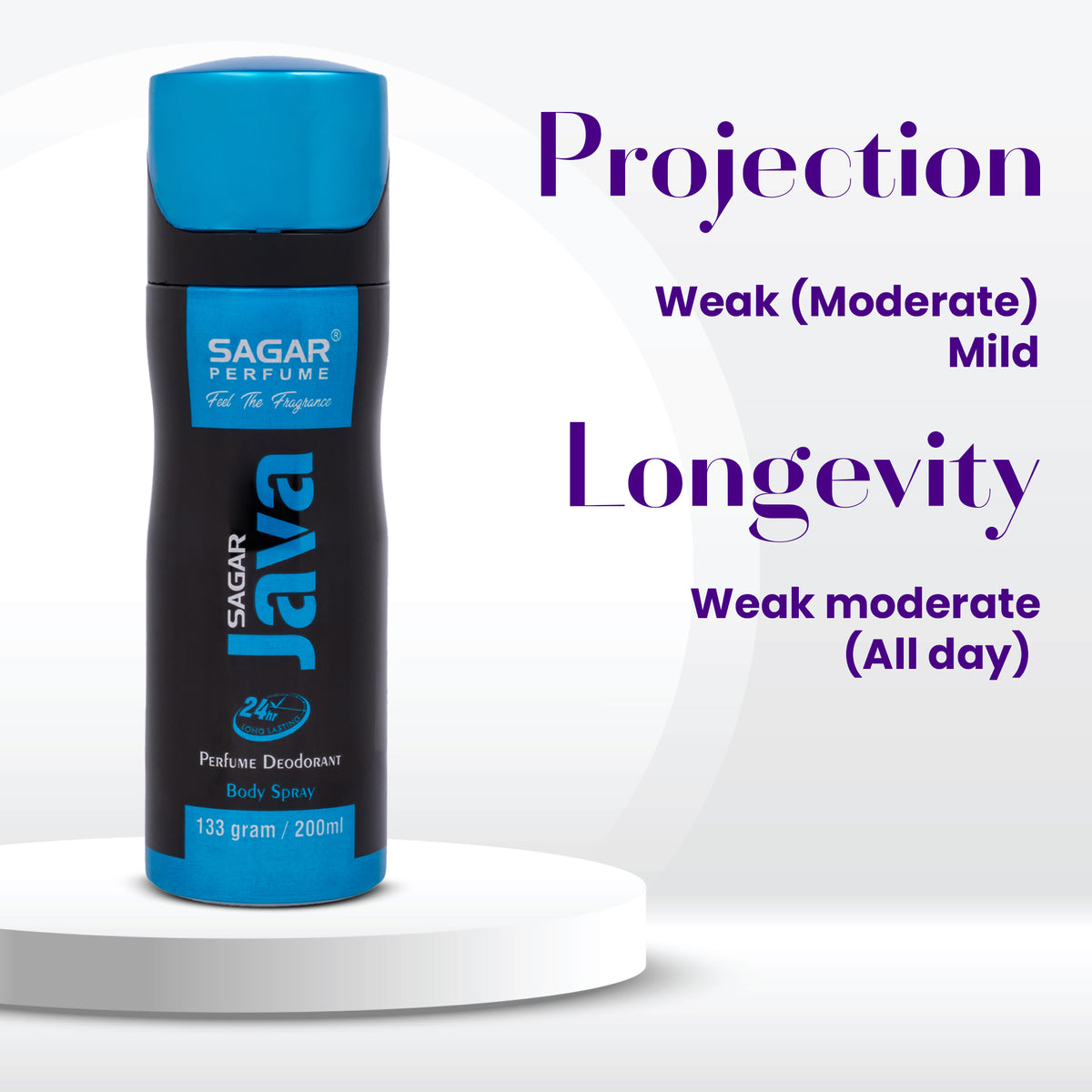 Java Deodrant Java Deodorant 2 Pcs Combo - 200ml – sagar Perfume