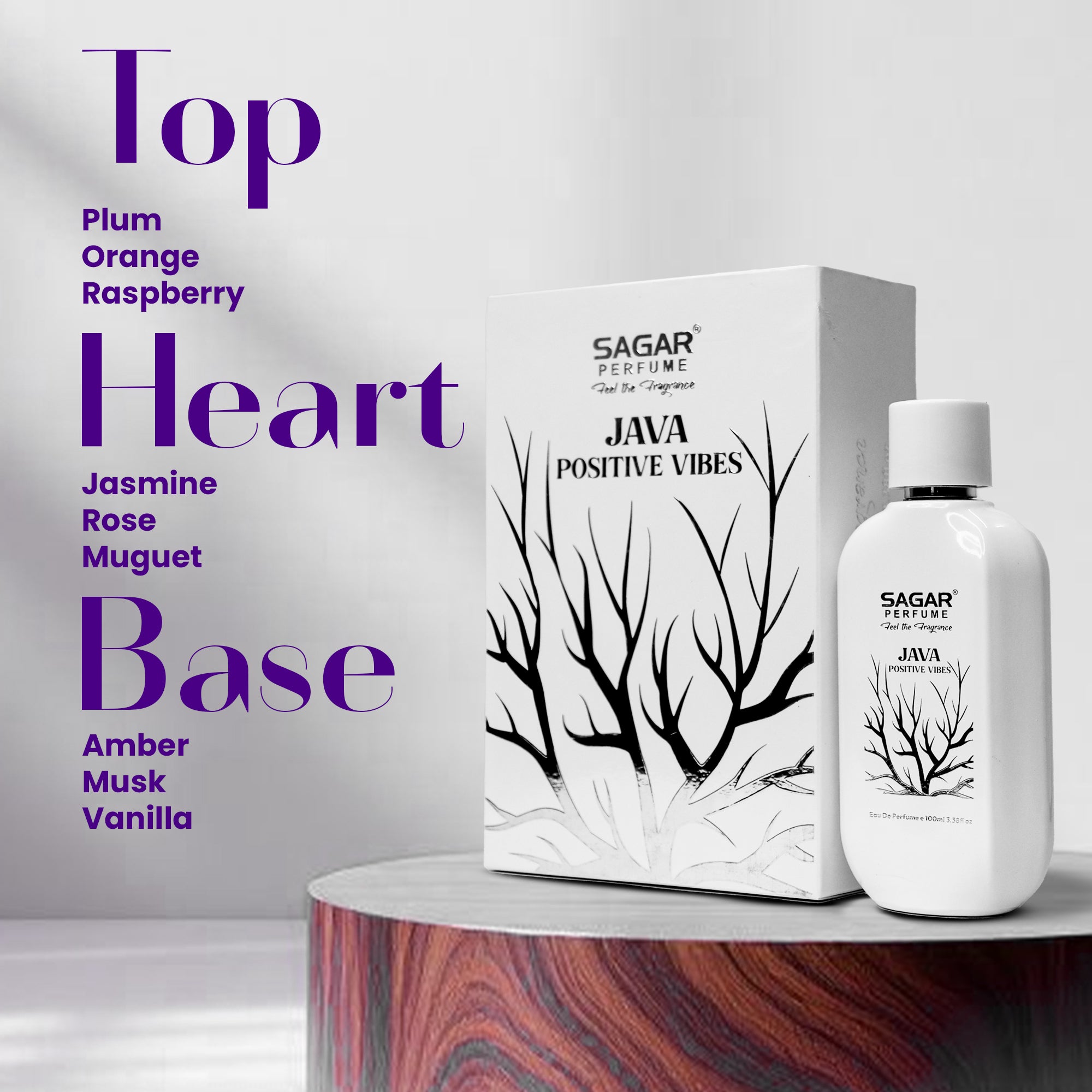 100 ML JAVA POSITIVE VIBE LUXURY PERFUME FOR MAN & WOMAN